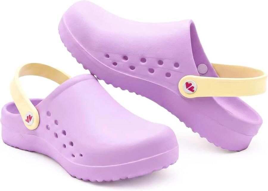 Clogs voor dames lichte EVA-klompen effen collectie