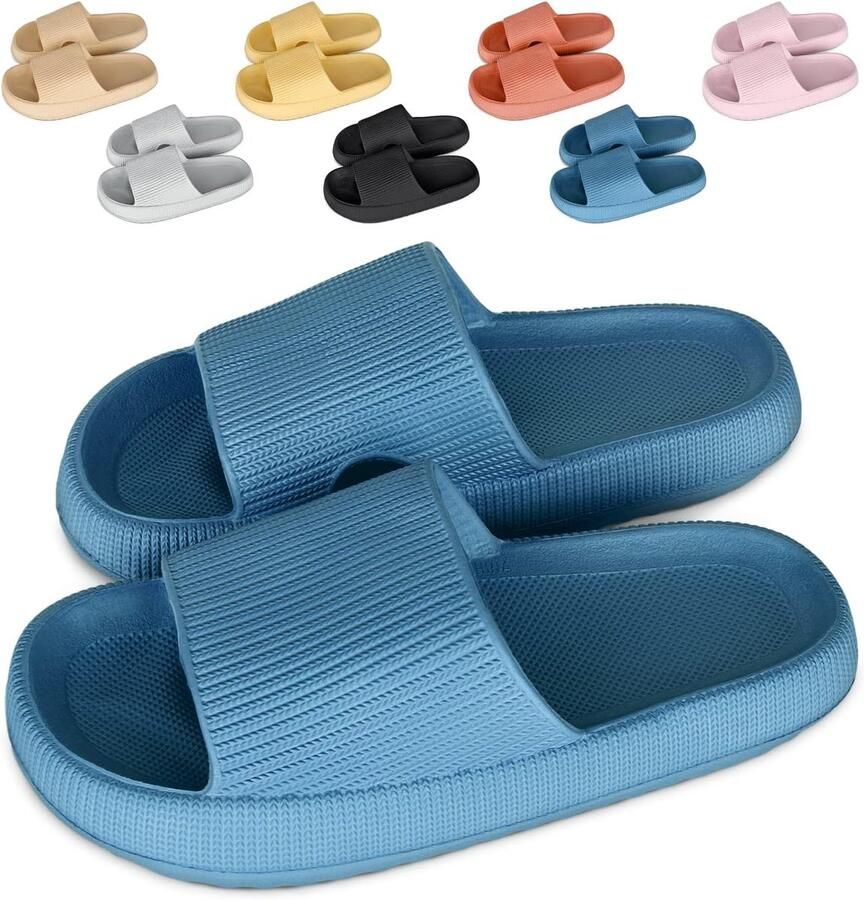 Cloud Sliders Zwembad Sliders Strand Slippers Zomer Flip Flop Gezellige Sliders Antislip Sneldrogend Kussen Sliders Douche Slipper voor Binnen & Outdoor