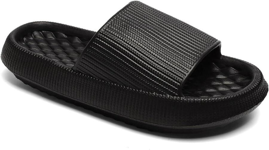 Cloud Slippers Bad Slippers Douche Comfortabel Lopen Dikke Zool Unisex Wit