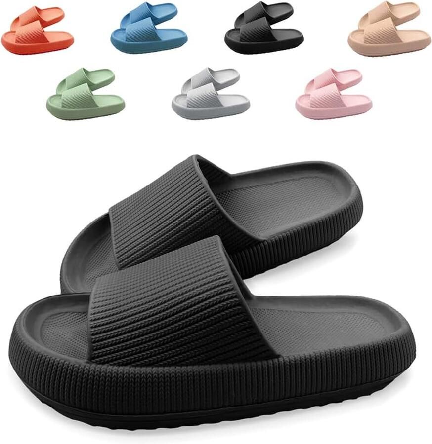 Cloudyzz Pantoffels voor dames antislip zachte slippers zomer badslippers rubberen slippers