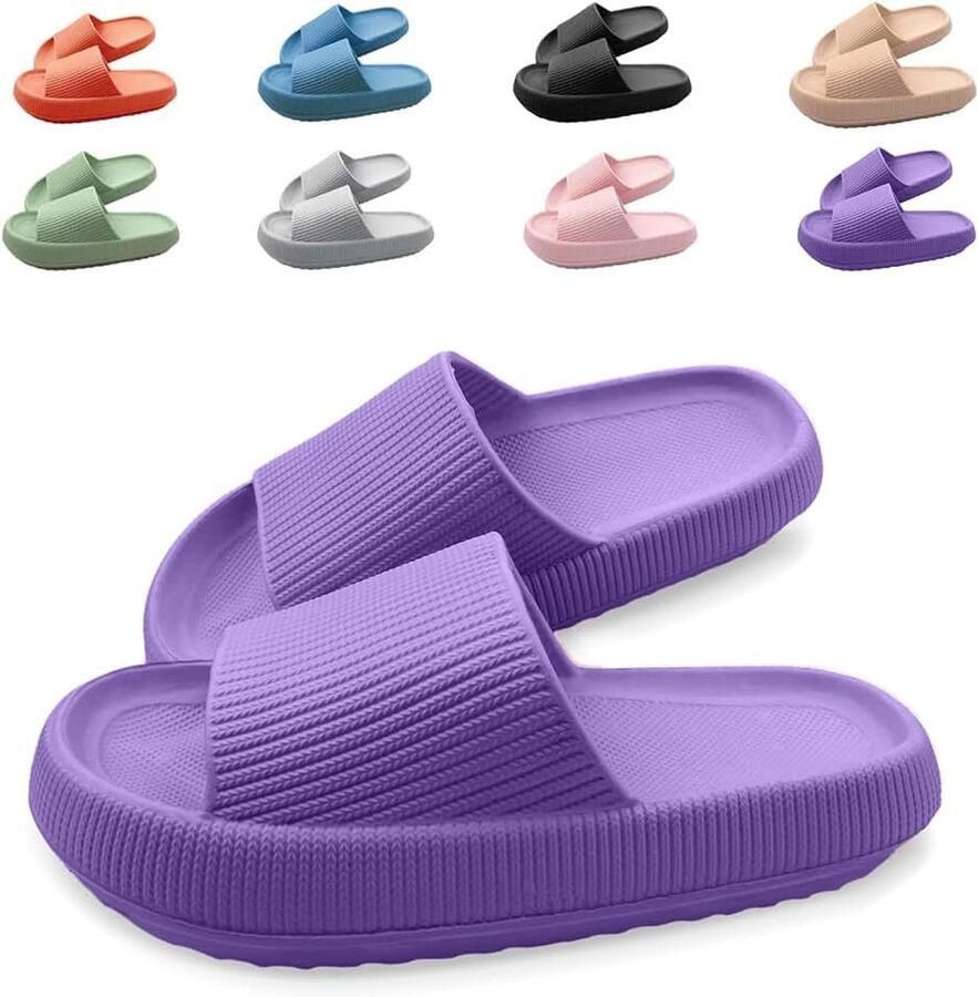Cloudyzz Pantoffels voor dames antislip zachte slippers zomer badslippers rubberen slippers