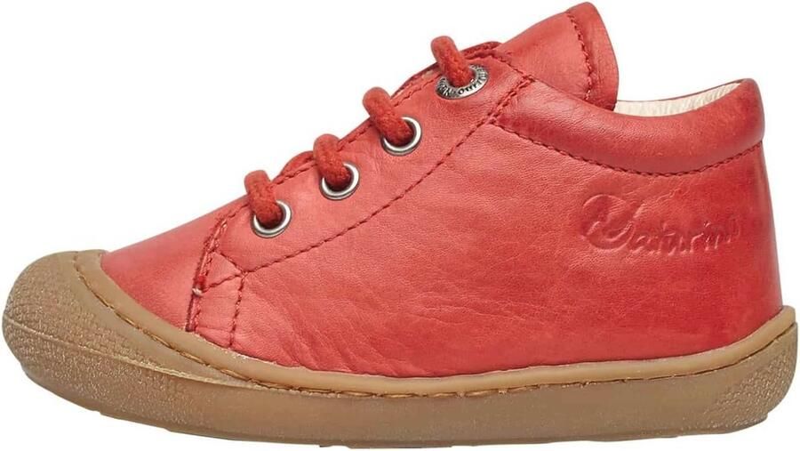 CocoonSneaker voor Baby's Leren Loopschoen met Veters in Marineblauw