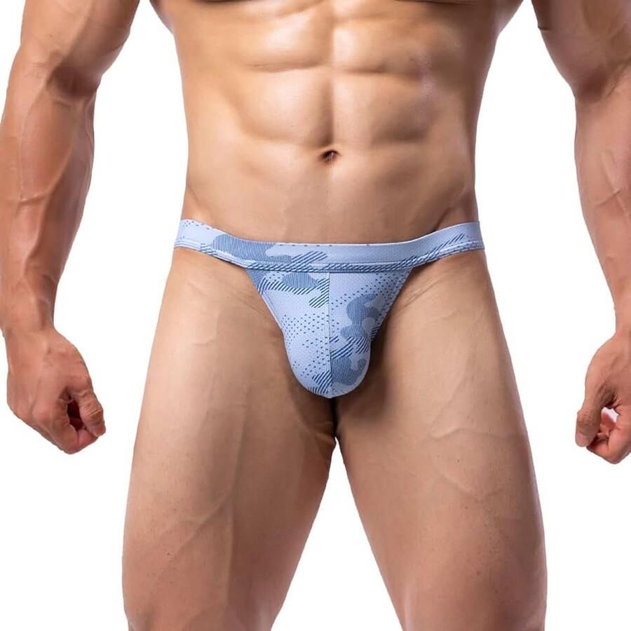 Code Bikinislip voor heren lage taille uitstulping zakje ondergoed zachte lichtgewicht micro mesh onderbroek