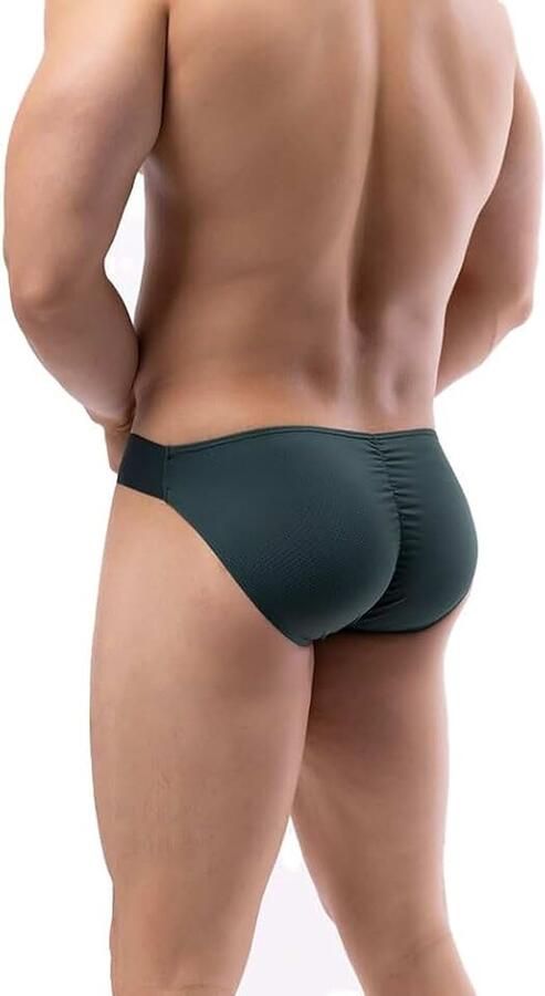Code Bikinislip voor heren zacht ademend bulgezakje ondergoed micromesh slipje scrunch butt onderbroek Elastische tailleband vochtafvoerend weefsel koel huidgevoel voor training dagelijks gebruik en warme dagen