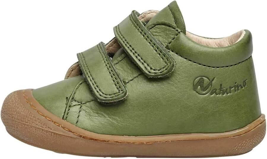 Cognac Jongens Sneakers met Klittenbandsluiting Comfortabele Kinderschoenen