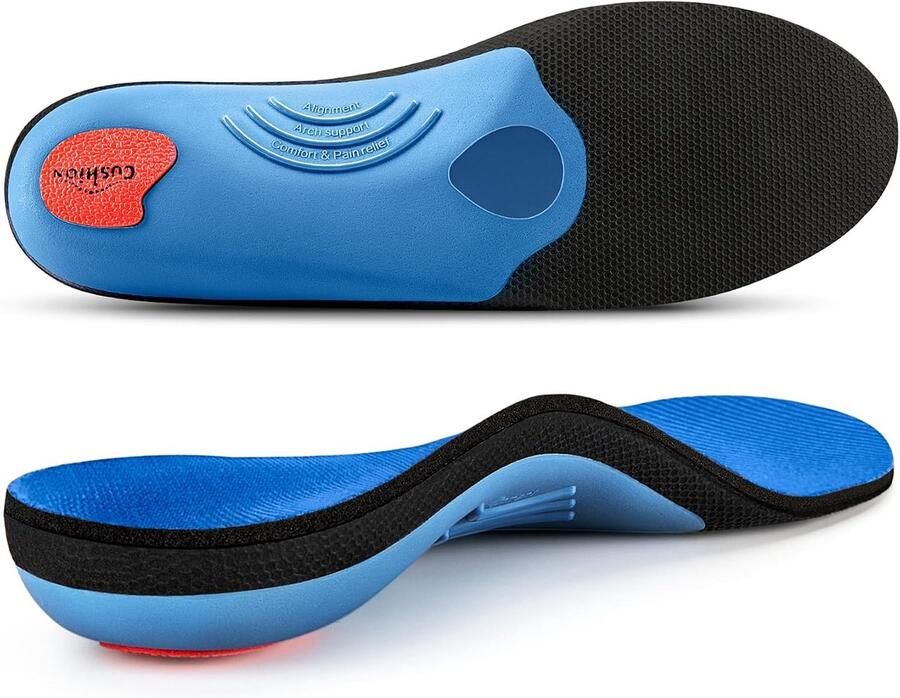 Comfort Arch Support inlegzolen voetondersteunende orthopedische schoeninzet met demping voor plantaire fasciitis hielpijn pronatie platvoeten verlichting van voetpijn
