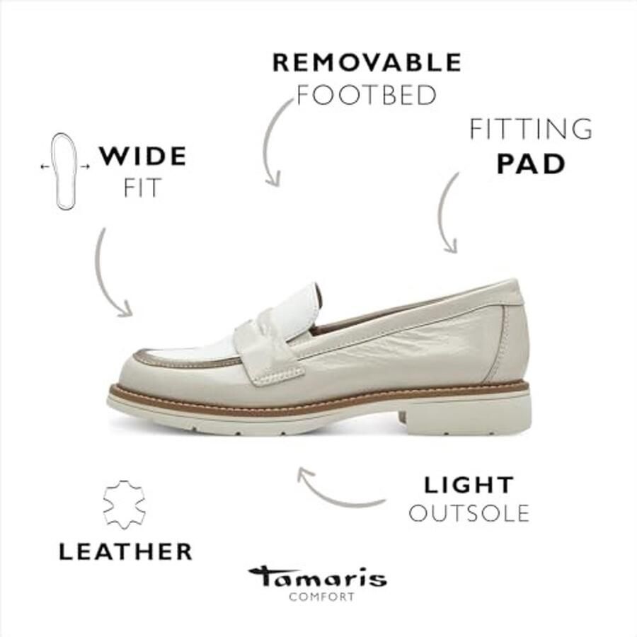 Comfort Slip-On Schoen Beige