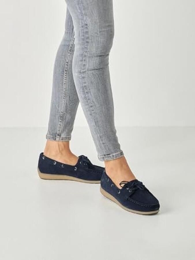 Comfort Slipper Donkerblauw Slip-On Schoen