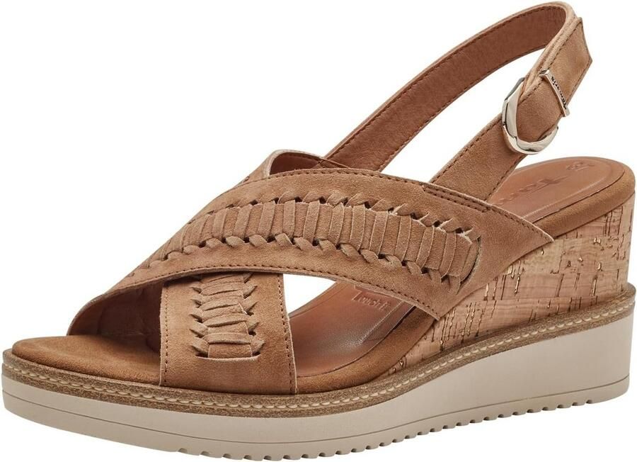 Comfortabel Wit Dames Sandaaltje Normale Pasvorm