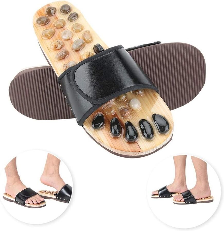 Comfortabele Acupunctuur Sandalen voor Voetmassage Reflexologie en Ontspanning Gezonde Massagehulpmiddelen voor