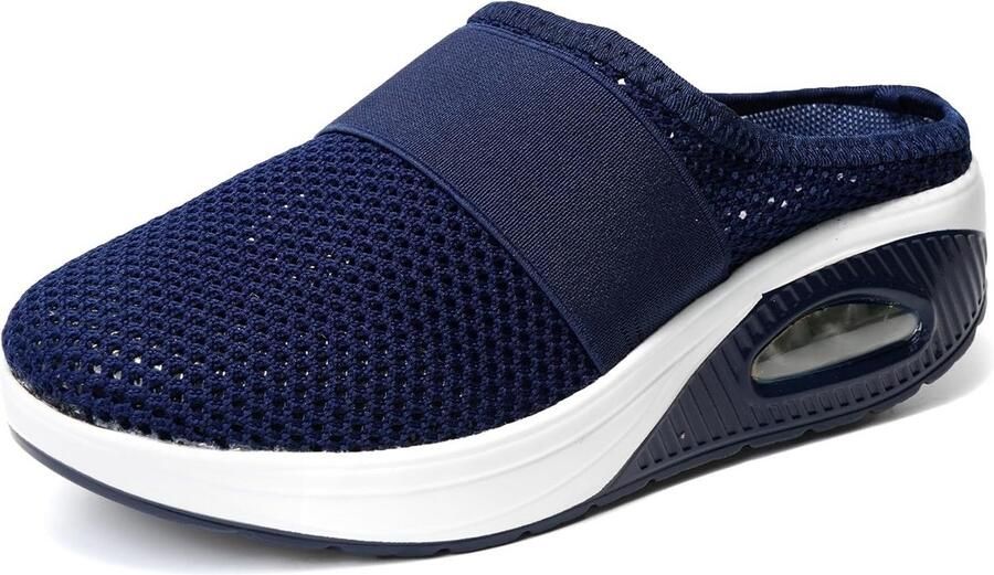 Comfortabele Ademende Dames Instapschoenen met Luchtcomfortzool voor Zomer en Tuin