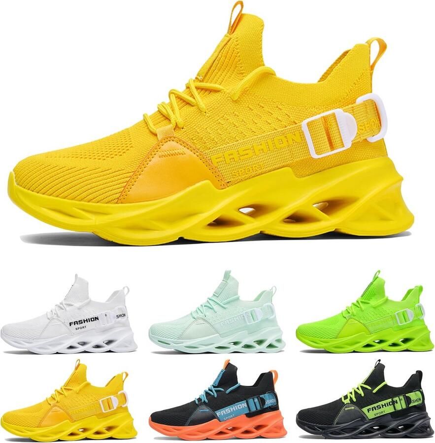 Ade de Sportschoenen Zwart Antislip Hardloopschoenen voor en Lichtgewicht Sneaker voor Fitness en Wandelen