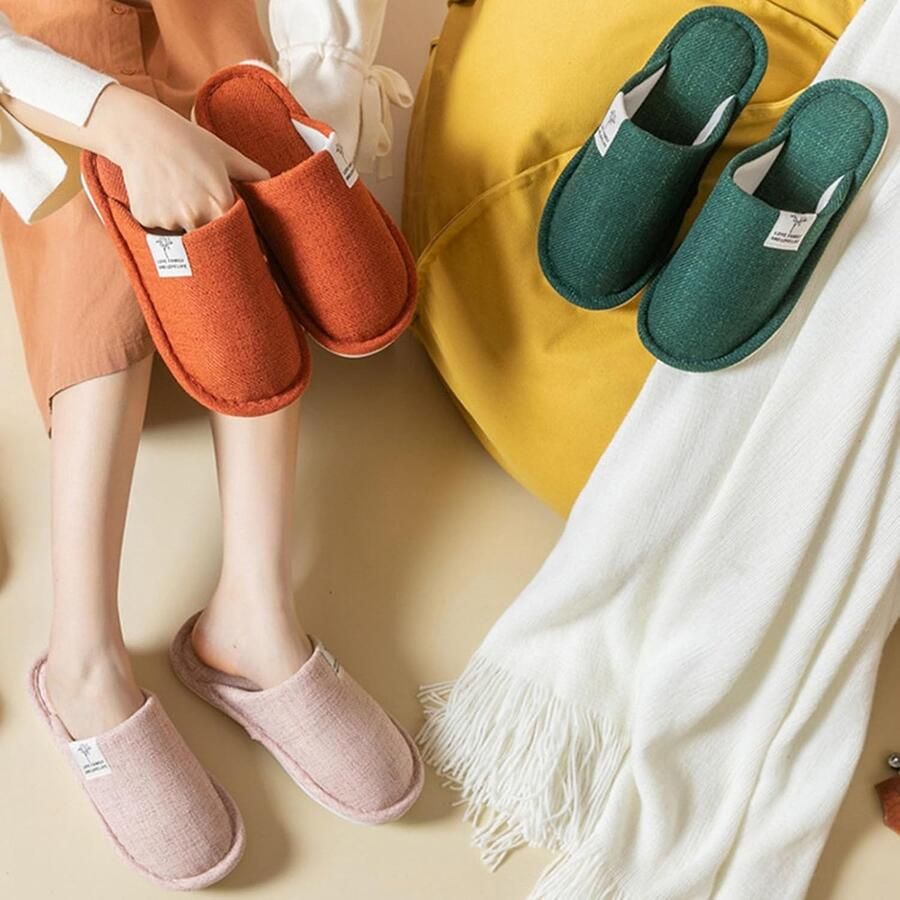 Comfortabele ade de winter slippers voor binnen antislip gast slippers voor nen en
