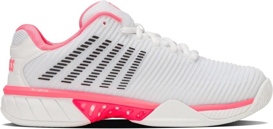 Comfortabele allcourt tennisschoenen voor dames met royale pasvorm