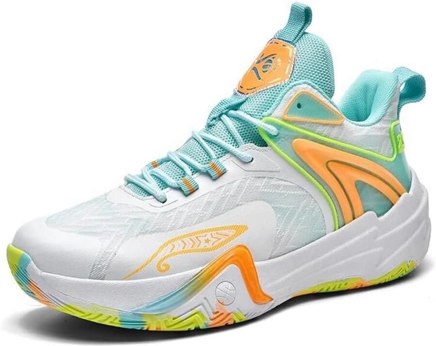 Comfortabele Antislip Basketbalschoenen voor Heren Sportschoenen voor Buiten Gebruik