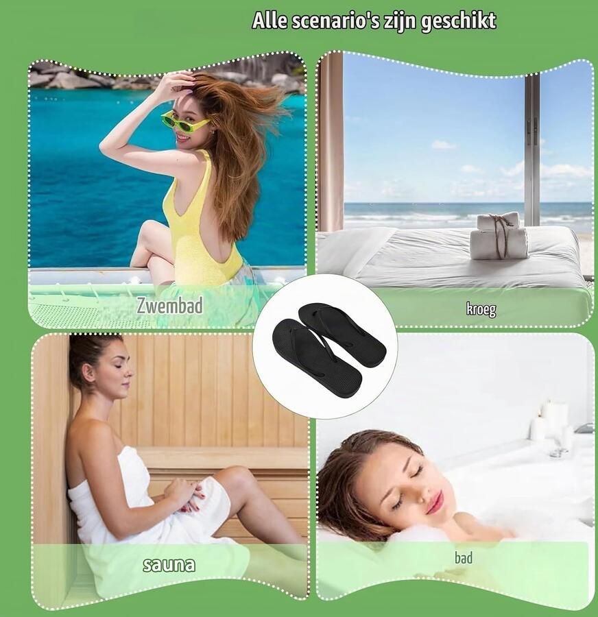 Comfortabele Antislip Flip-Flops voor en met Textuur Ideaal voor Zomer en Strand