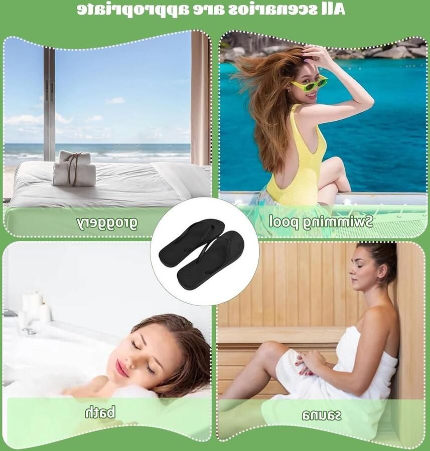 Comfortabele Antislip Flip-Flops voor en met Textuurzool voor Zomer en Strandgebruik