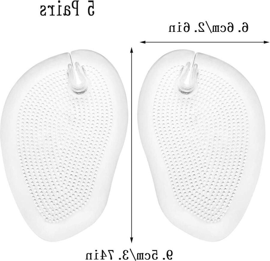 Comfortabele antislip gelkussens voor slippers en sandalen Voorkom pijn en blaren met voorvoet pads en inlegzolen