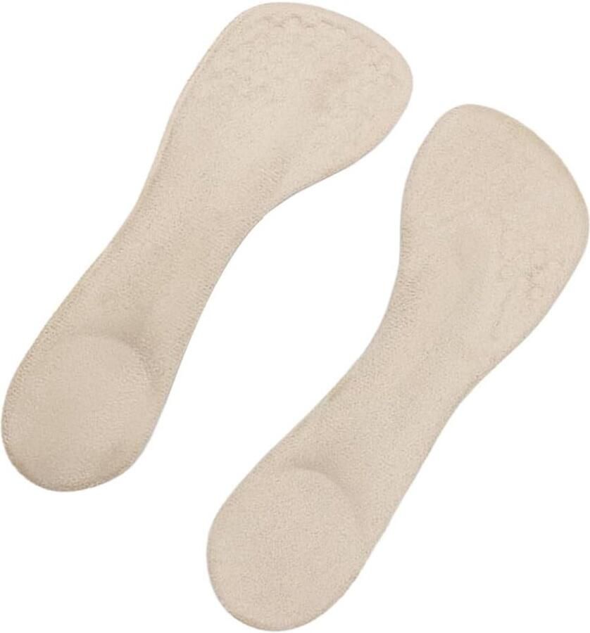 Comfortabele Non-slip Pads voor Hakken Zelfklevende Flanellen Inlegzolen voor Stevige Ondersteuning en Comfort in Sandalen en Platte Schoenen