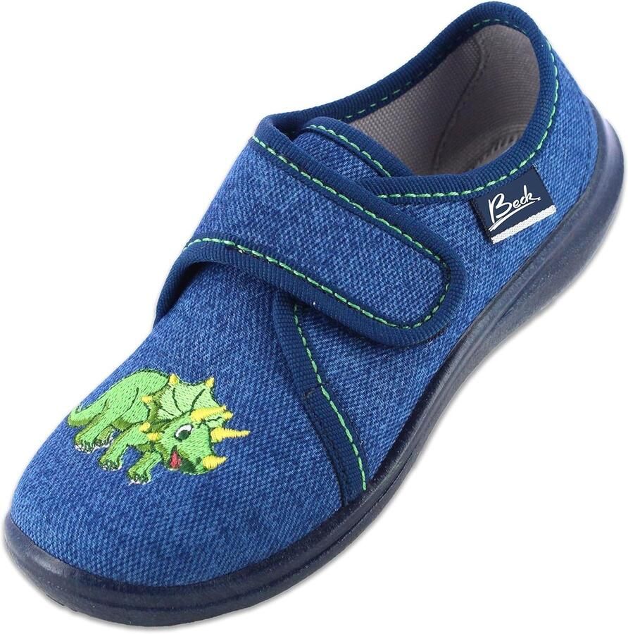 Comfortabele Antislip Stevige Instappers voor Jongens met Dinosaurusprint