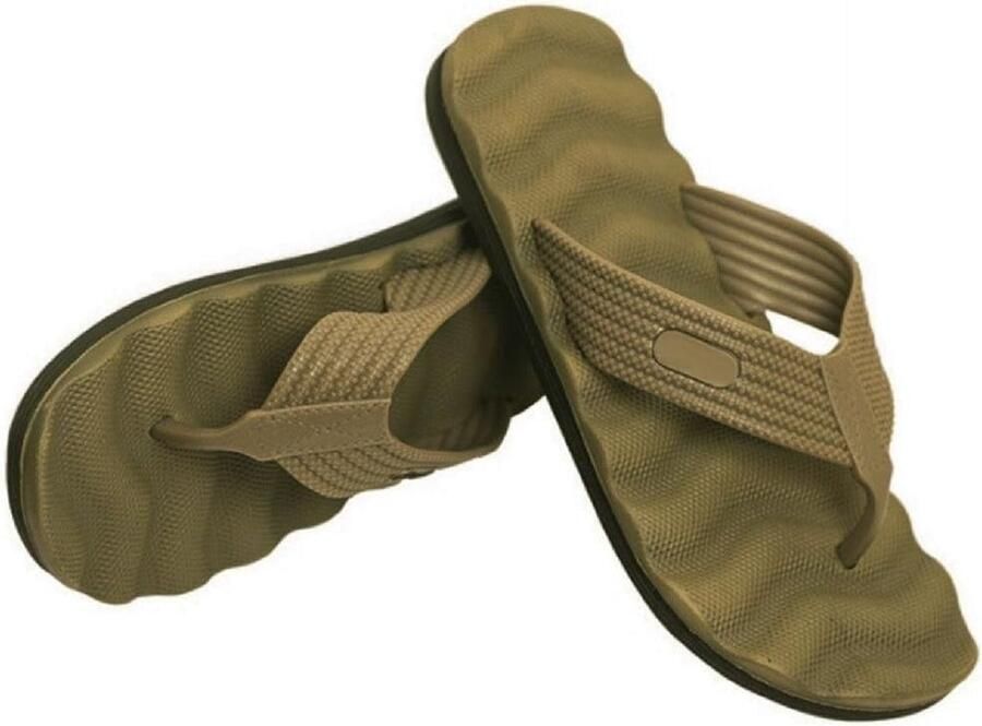 Comfortabele Antislip Teenslippers Olijfgroen Badslippers & Sandalen voor en
