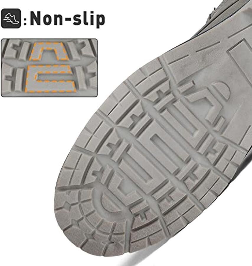 Comfortabele Antislip Winterlaarzen voor en Warm Gevoerd en Waterdicht