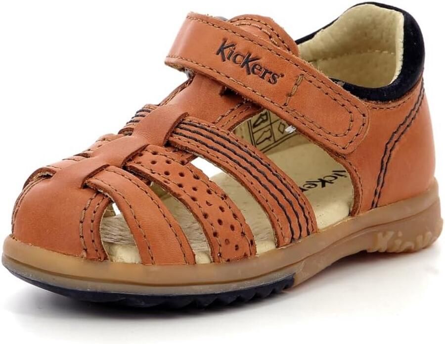 Comfortabele Baby Jongens Slippers met Klittenbandsluiting Geschikt voor Binnen en Buiten