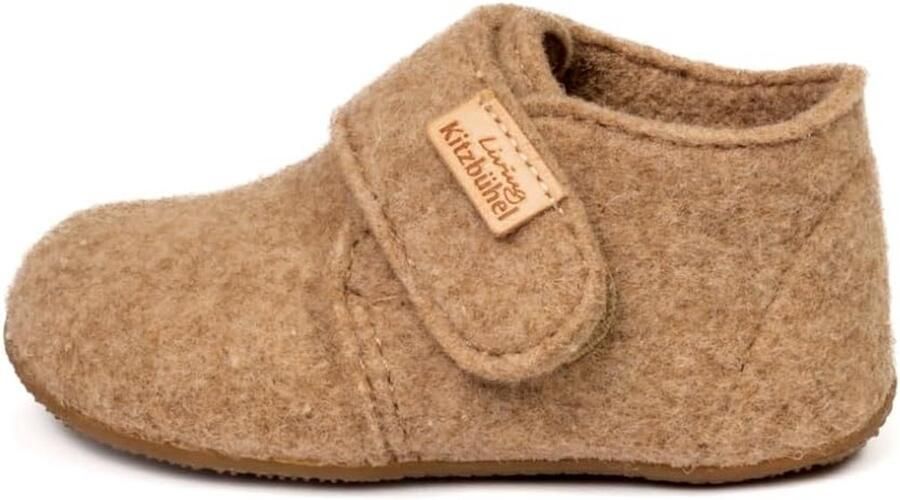 Comfortabele Babyslofjes met Klittenband Zachte Vilt Pantoffels voor Baby's en Peuters