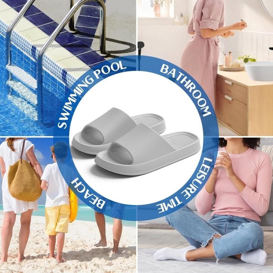 Comfortabele Badkamer Slippers Unisex voor Zomer en Douche