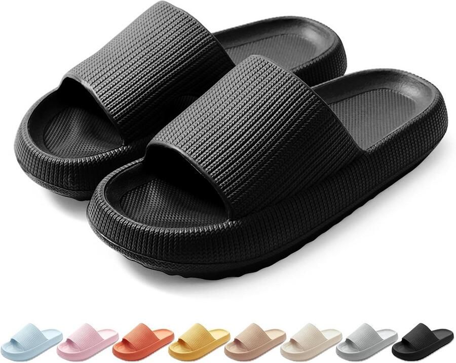 Comfortabele Badslippers en Zacht Antislip Binnen en Buiten