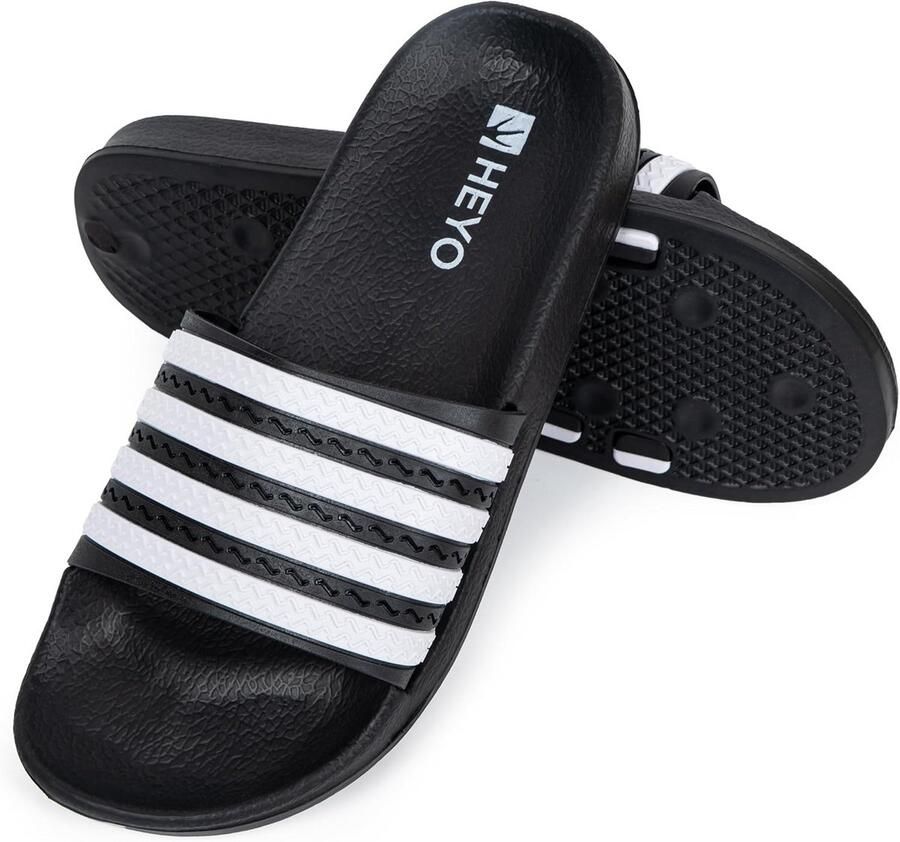 Comfortabele Badslippers Strepen Lichtgewicht EVA Zwembad Strand Slippers