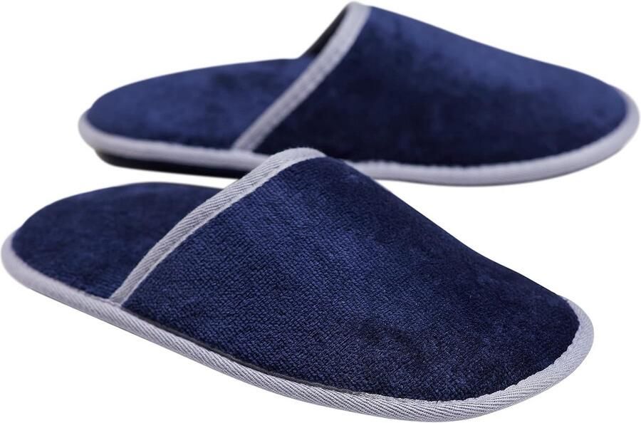 Comfortabele Badstof Slippers 100% Biologisch Katoen Unisex Geschikt voor en