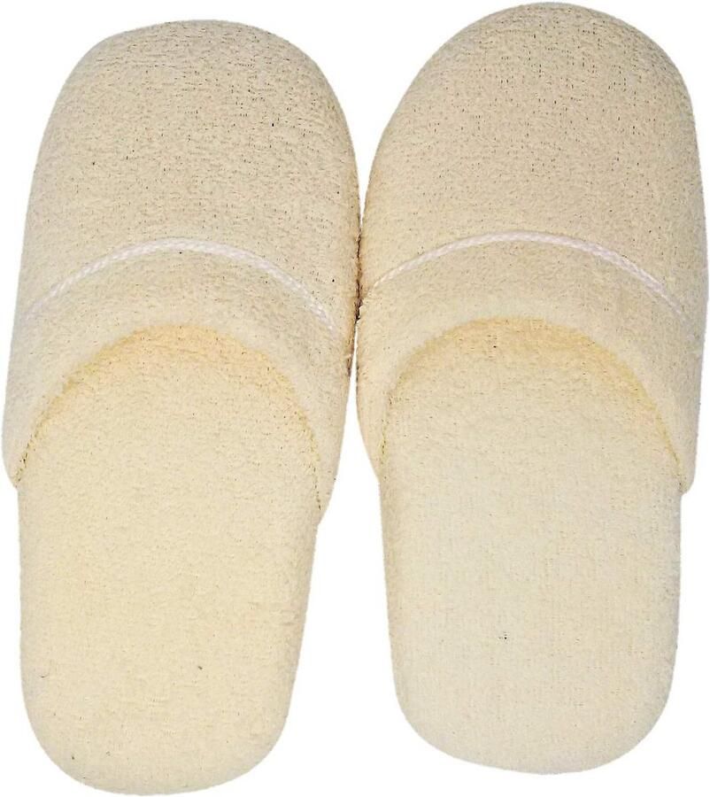 Comfortabele badstof slippers van 100% katoen