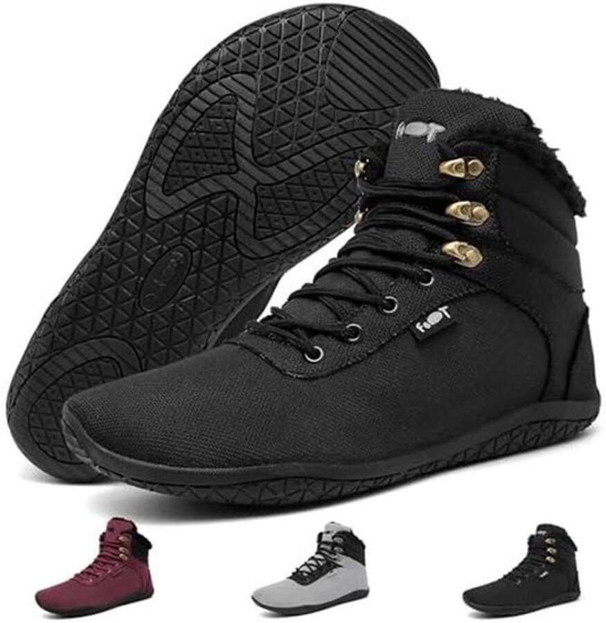 Comfortabele Barefoot Laarzen voor en met Warme Voering Unisex Wandelschoenen van 37-47EU