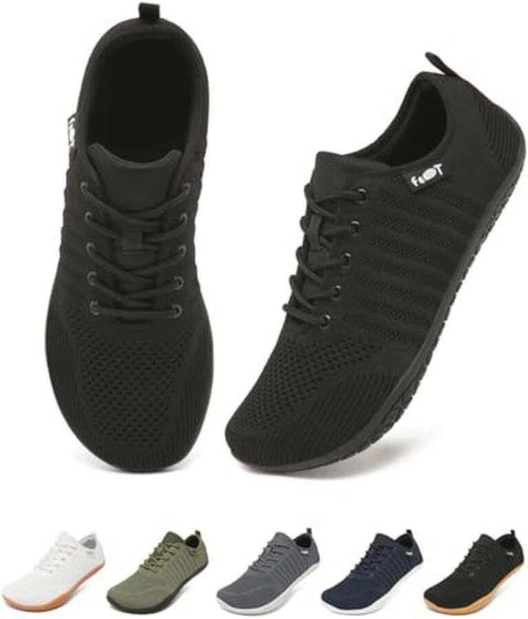 Comfortabele Barefoot Sneakers voor en Ade d en Lichtgewicht Wandelschoenen