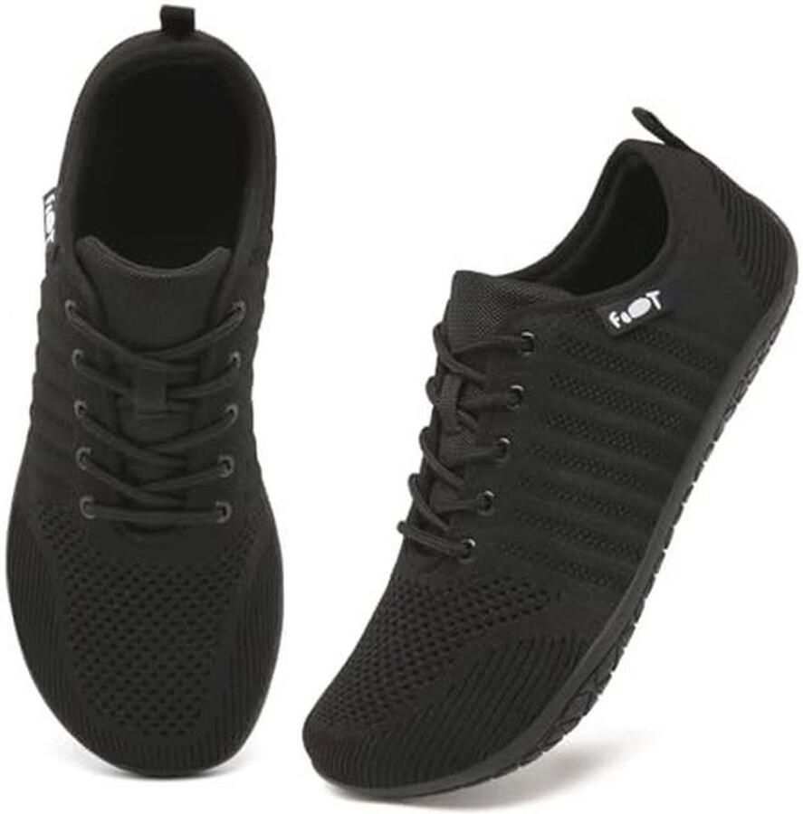 Brede Barefoot Sneakers voor en Comfortabele Lichtgewicht Wandelschoenen