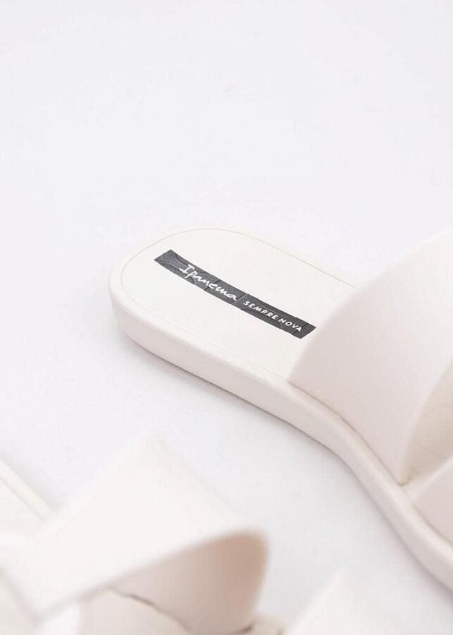 Comfortabele Beige Rubber Teenslippers voor Dames Zomer Schoenen