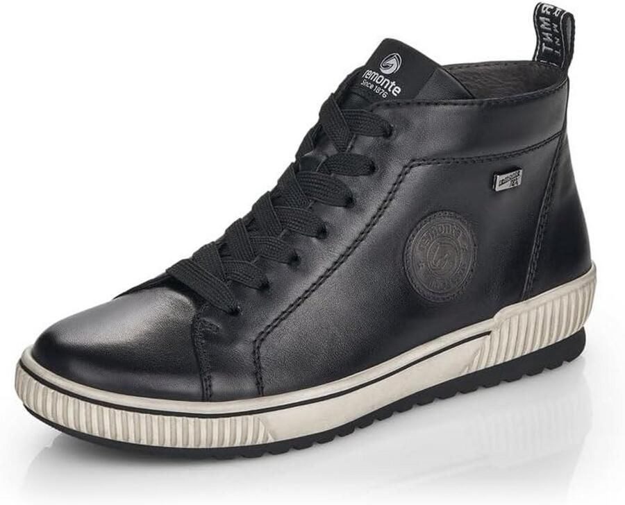 Comfortabele Blauwe Dames Veterschoenen met Uitneembaar Voetbed en Waterafstotend Textiel