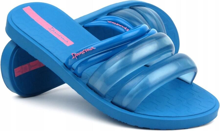 Ipanema Gestreepte Puffer Sandalen voor Dames Blue