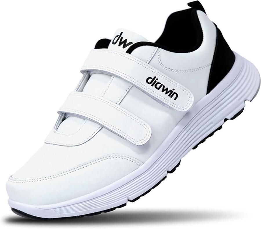 Comfortabele Brede Schoenen met Klittenband voor en Extra Ruim en Lichtgewicht