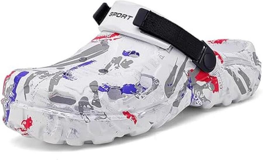 Comfortabele Camouflage Tuinklompen voor Heren Antislip en Lichtgewicht Outdoorsandalen