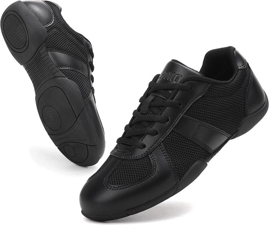 Witte Cheerleading Schoenen voor Dames en Meisjes Lichtgewicht Dans- en Gymnastieksneakers