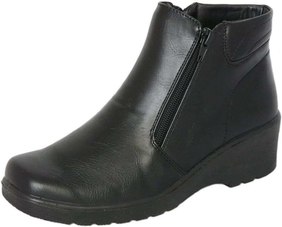 Comfortabele Chelsea Laarzen Dames Blokhak Laag