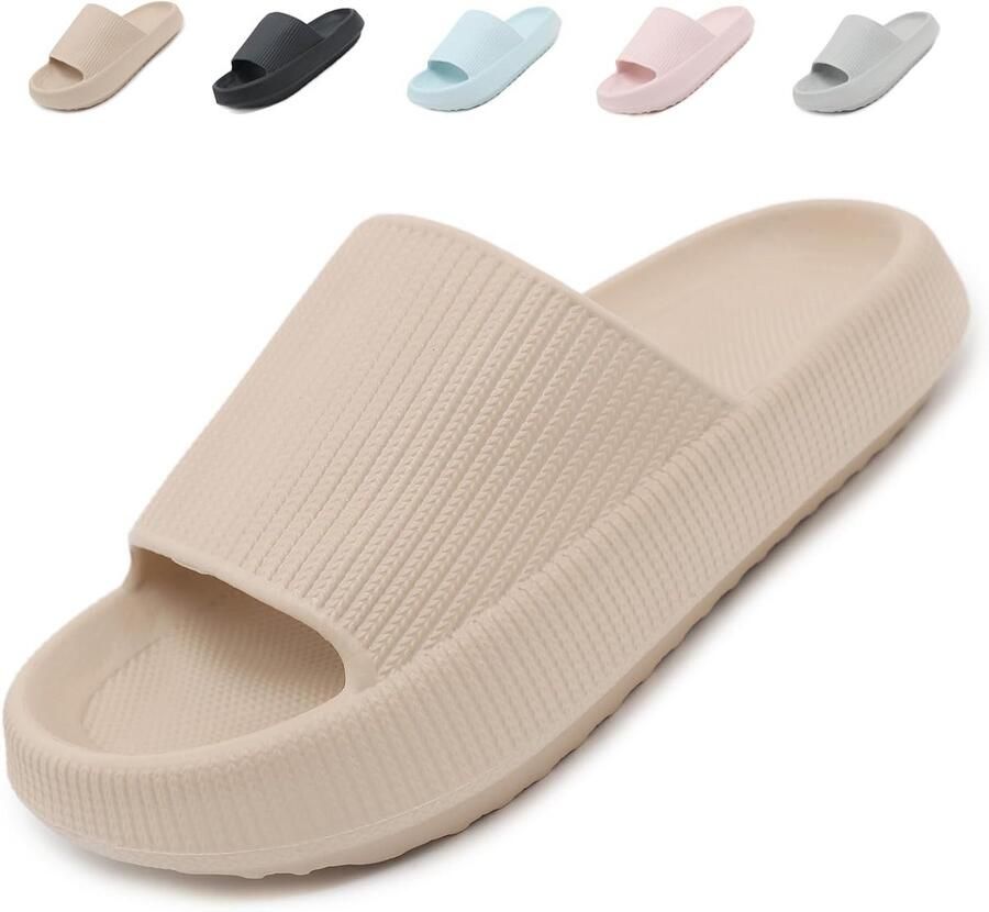 Comfortabele Cloud Slippers & met Dikke Antislipzool )