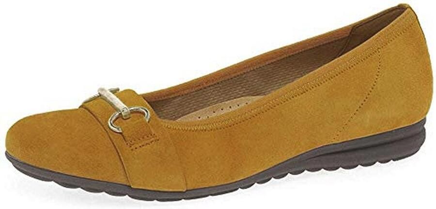 Comfortabele dames ballerina's met leren binnenzool