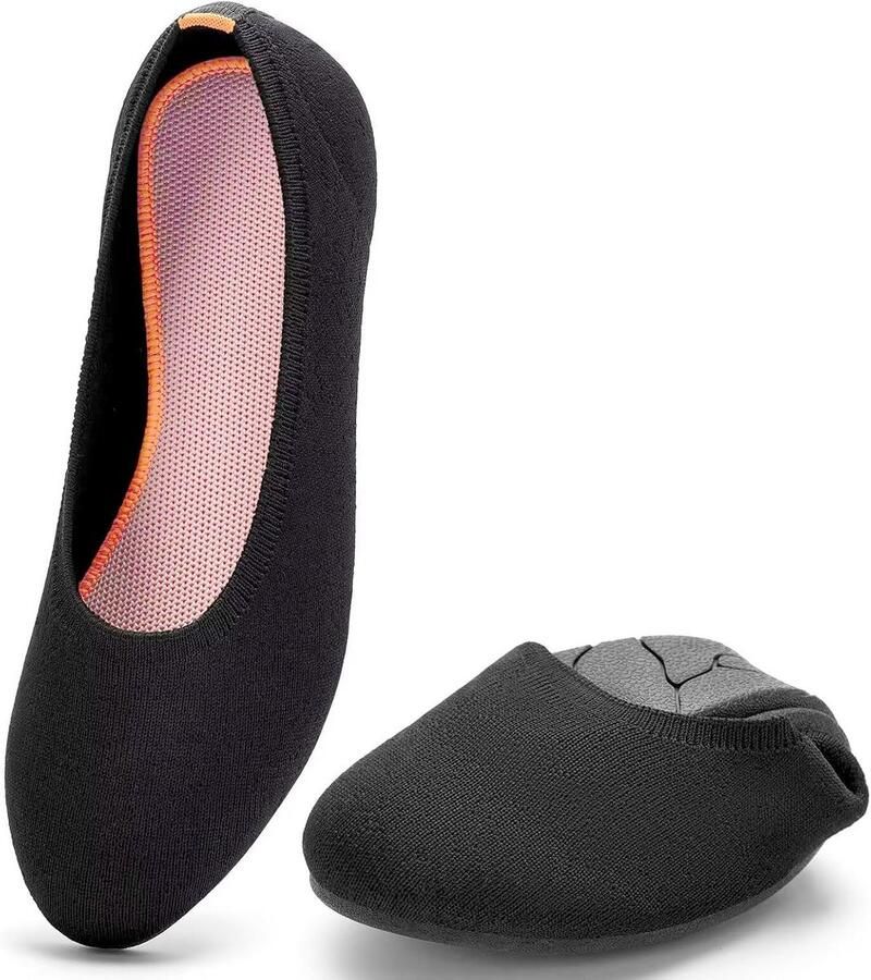 Comfortabele Dames Ballerina's Slip-On Flats met Ronde Neus