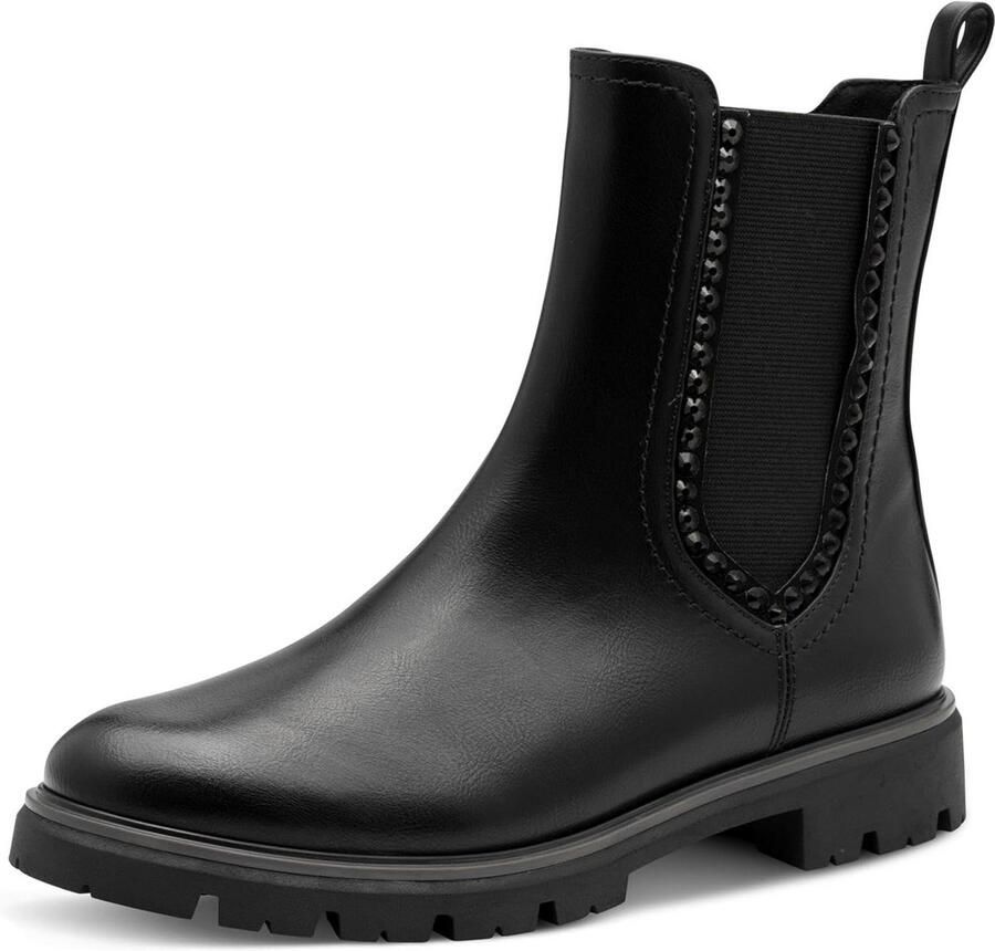Dames Chelsea Boots Zwart Laarsjes Laarzen Comfortabel