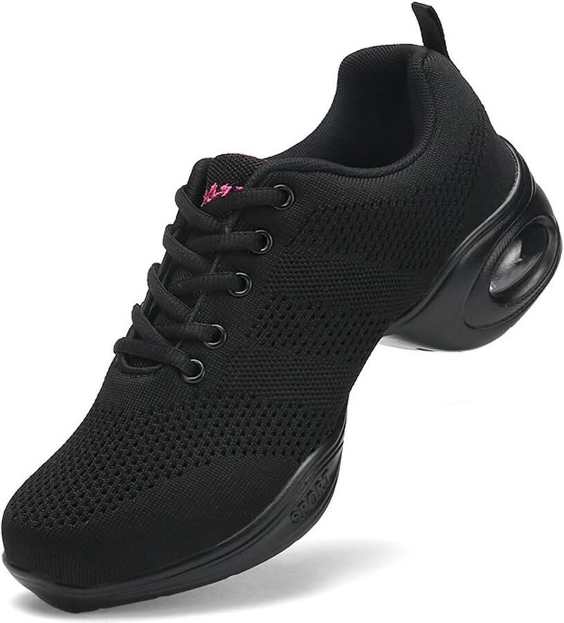 Comfortabele Dames Dansschoenen met Splitzool en Luchtkussen