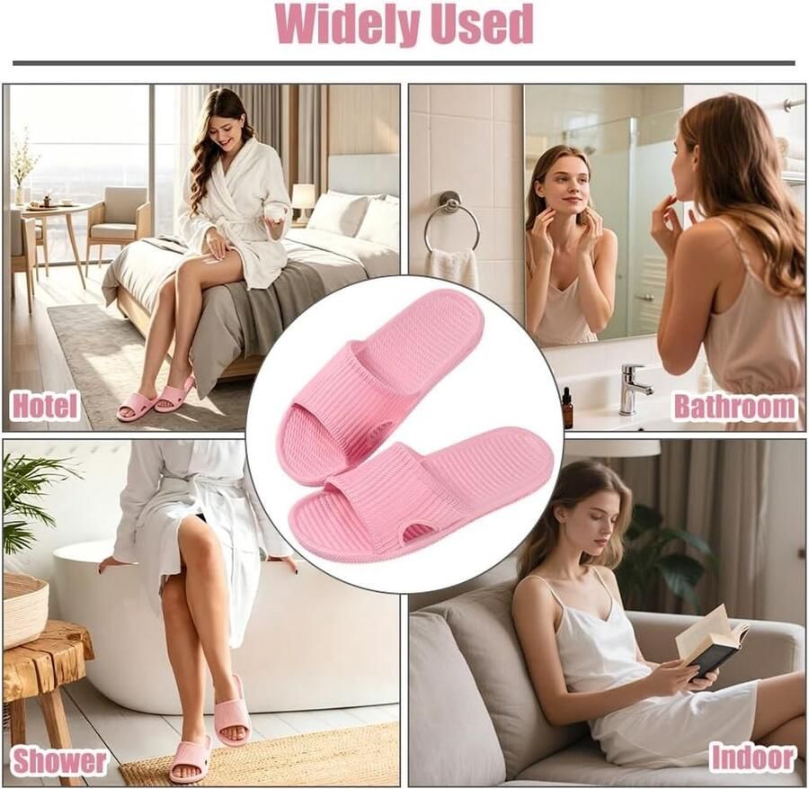 Comfortabele en Slippers voor Thuis en Strand Antislip Lichtgewicht Sneldrogend en Casual Ontwerp voor Vakantie en Zwembad