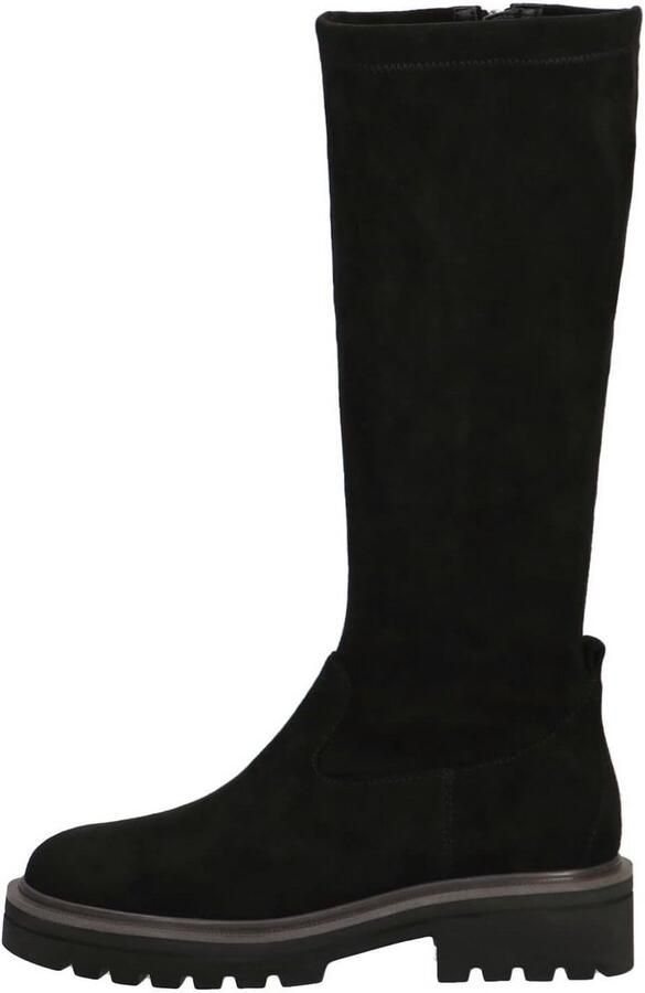 Comfortabele Dames Enkellaars met Stretch Schacht en Memory Foam